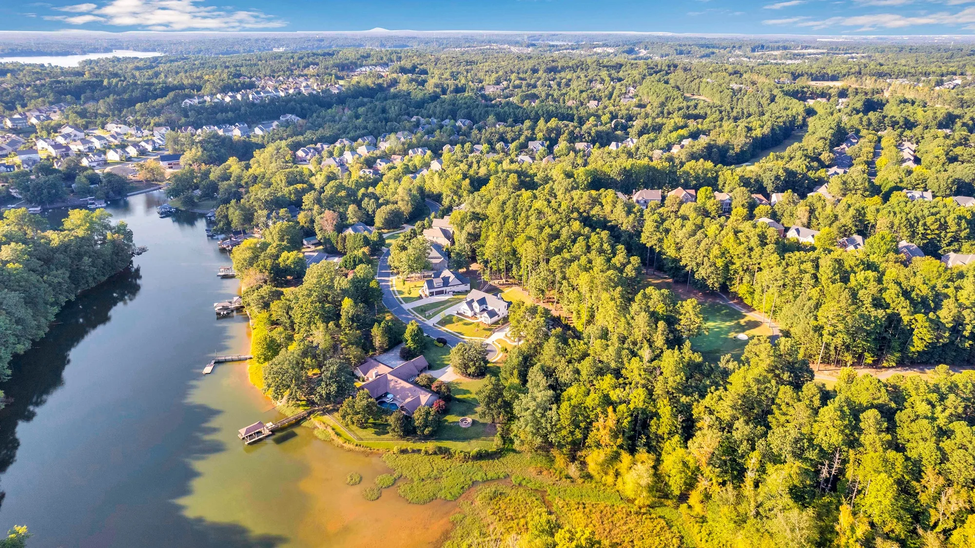 Hillside Retreat in Ballantyne — real estate photography
