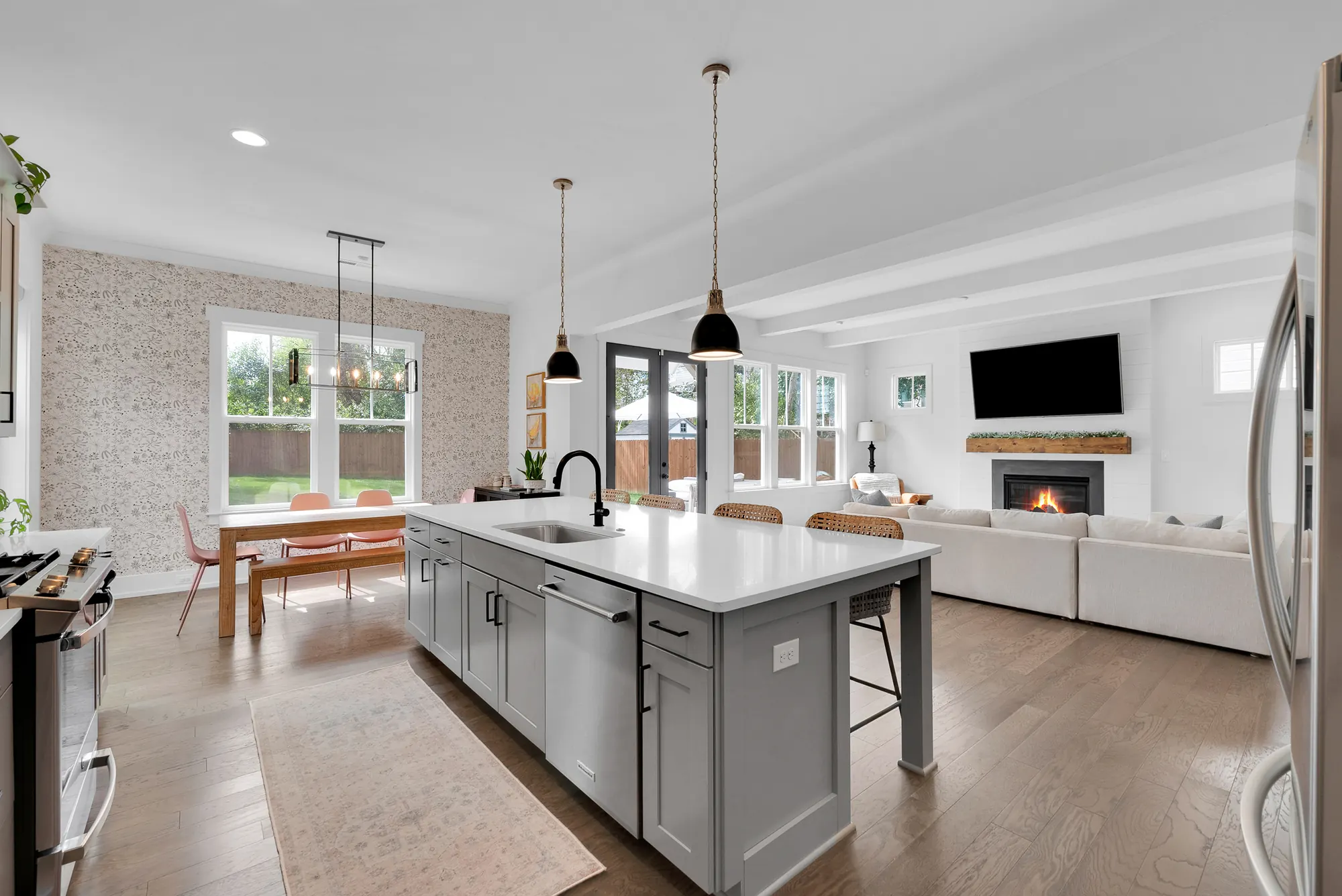 Open-Concept Kitchen — real estate photography